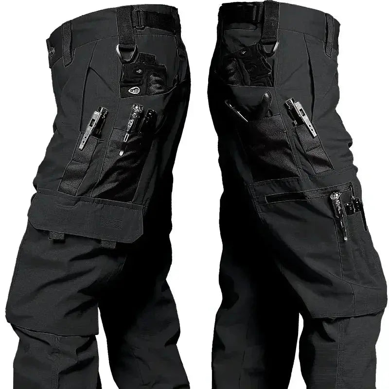 New Tactical Work Pants Men Outdoor Cargo Trousers Multi-pocket Waterproof Pant Autumn Spring Outdoor Workwear Hiking Trousers Halalzen UK