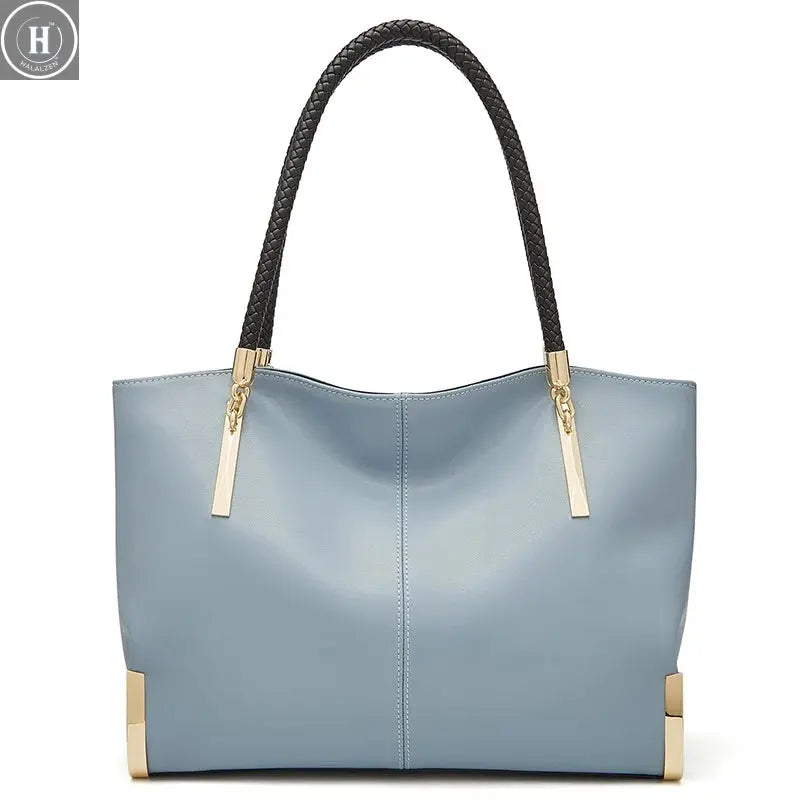 FOXER Brand Genuine Leather Handbag Winter Women Original Design Shoulder Bag Luxury Tote Large Capacity Lady Bag Chrismas Gift HALALZEN