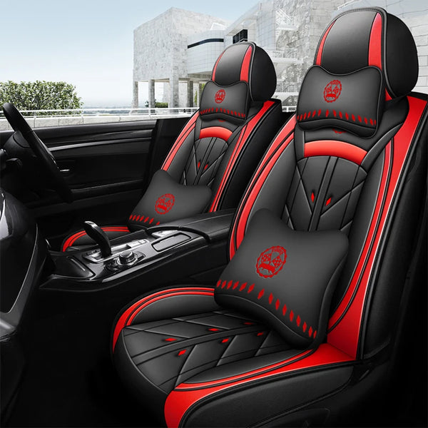 Universal Car Seat Cover for NISSAN All Models Qashqai Juke Leaf Armada Altima Cube Dualis Tiida Bluebird Accessories Interior