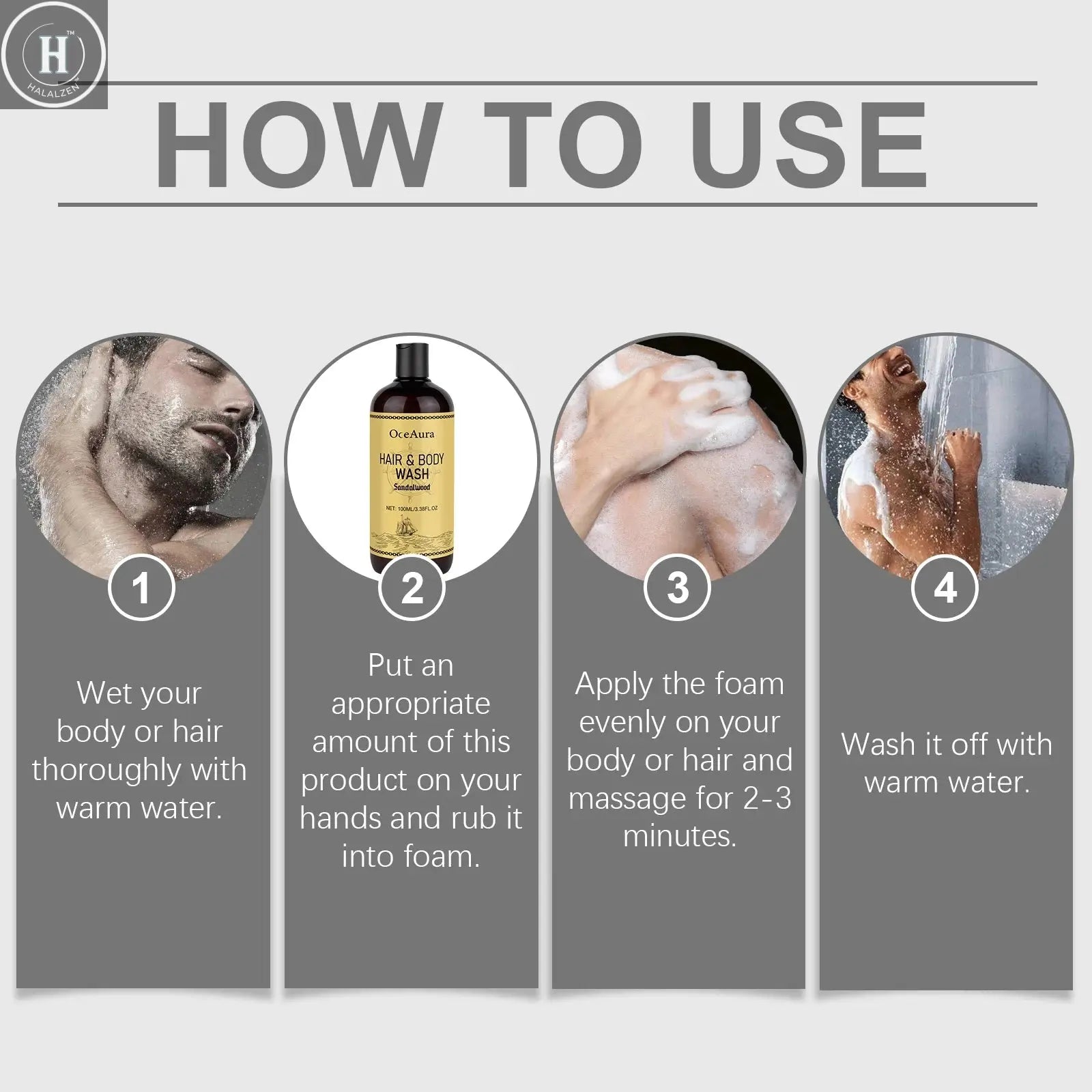 2In1 Shampoo Body Wash For Men Dandruff Oil Control Refreshing Multifunction Hair Shampoo Body Washing Liquid Hair Body Care HALALZEN