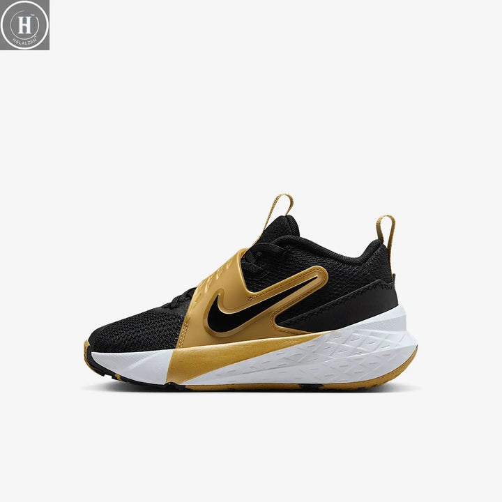 Nike Authentic Team Hustle D 12 Little Kids' Mesh Sport Shoes HF6280-003 HALALZEN