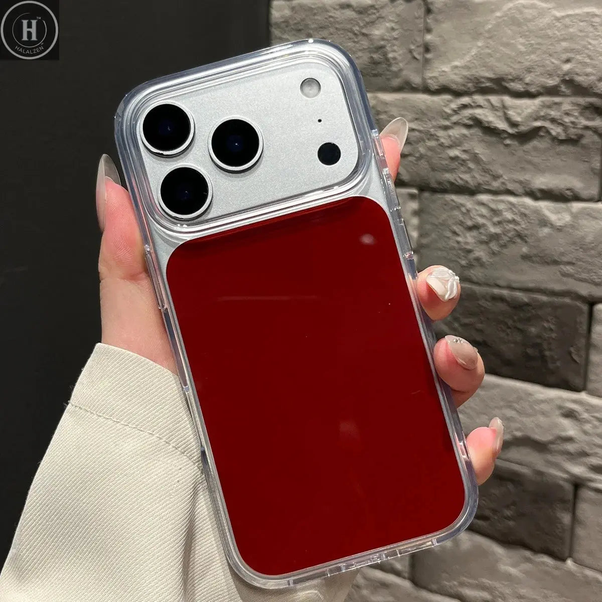 Fashion Color Block Transparent Edge Phone Case For iPhone 15 16 17 Pro Max 17Air TPU Shockproof Armor Shell for 17pro 16proMax Halalzen UK