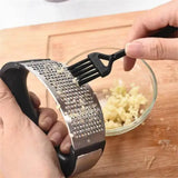 Stainless Steel Garlic Press Crusher Manual Garlic Mincer Chopping Garlic Tool Fruit Vegetable Tools Kitchen Accessories Gadget Halalzen