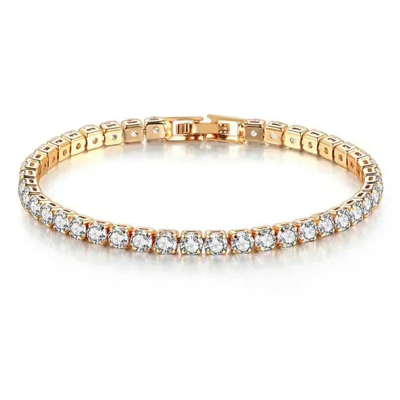 Classic 925 sterling silver sparkling zircon luxury bracelet women's dates birthdays fashion jewelry Valentine's Day gifts