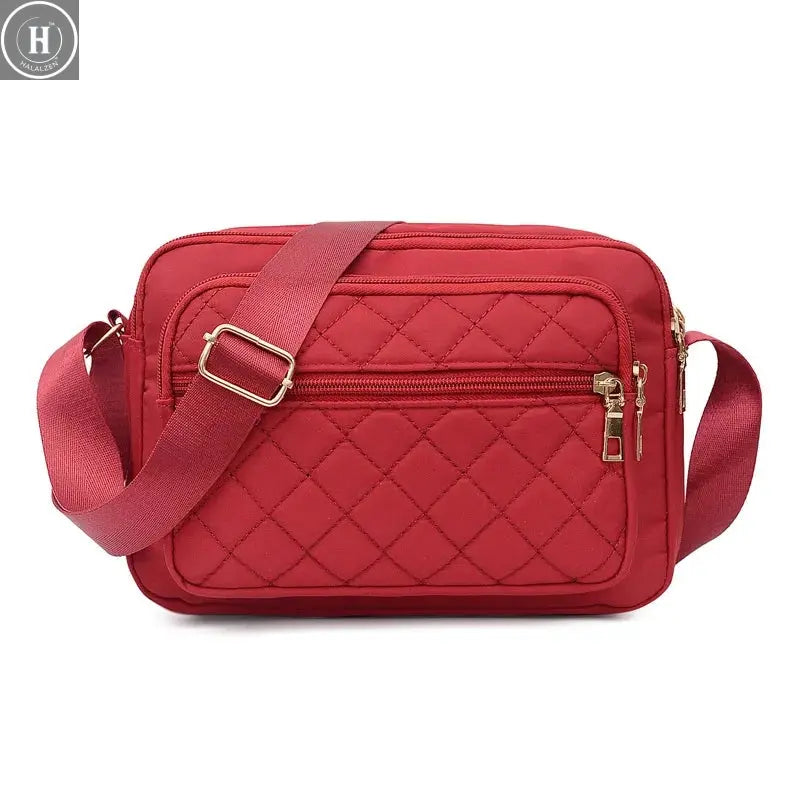 Fashion Women Shoulder Messenger Bag Waterproof Nylon Crossbody Bag Female Large Capacity Casual Travek Handbags Purse Bags HALALZEN
