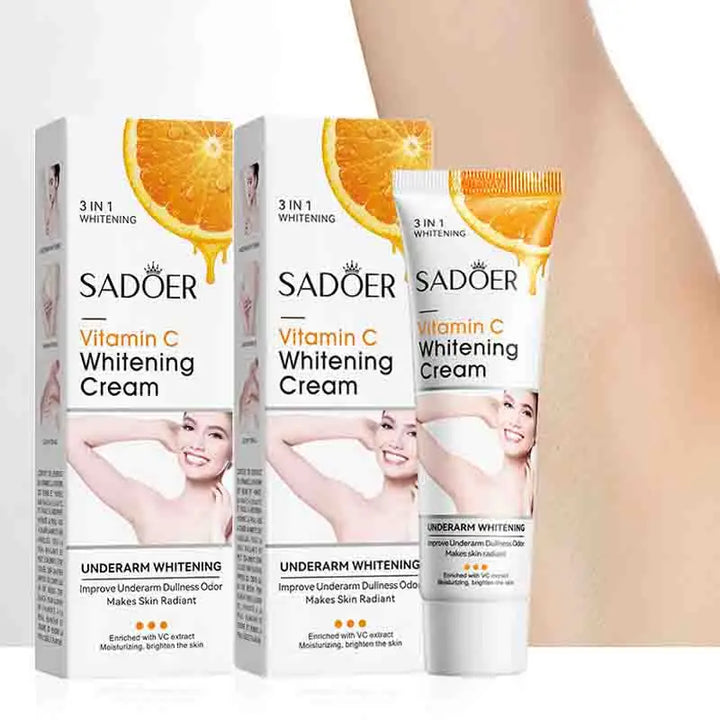 SADOER Vitamin C Body Lotion Moisturizing Armpit Body Care Nourishing Anti Drying Tender Smooth Exfoliating Creams Skin Care