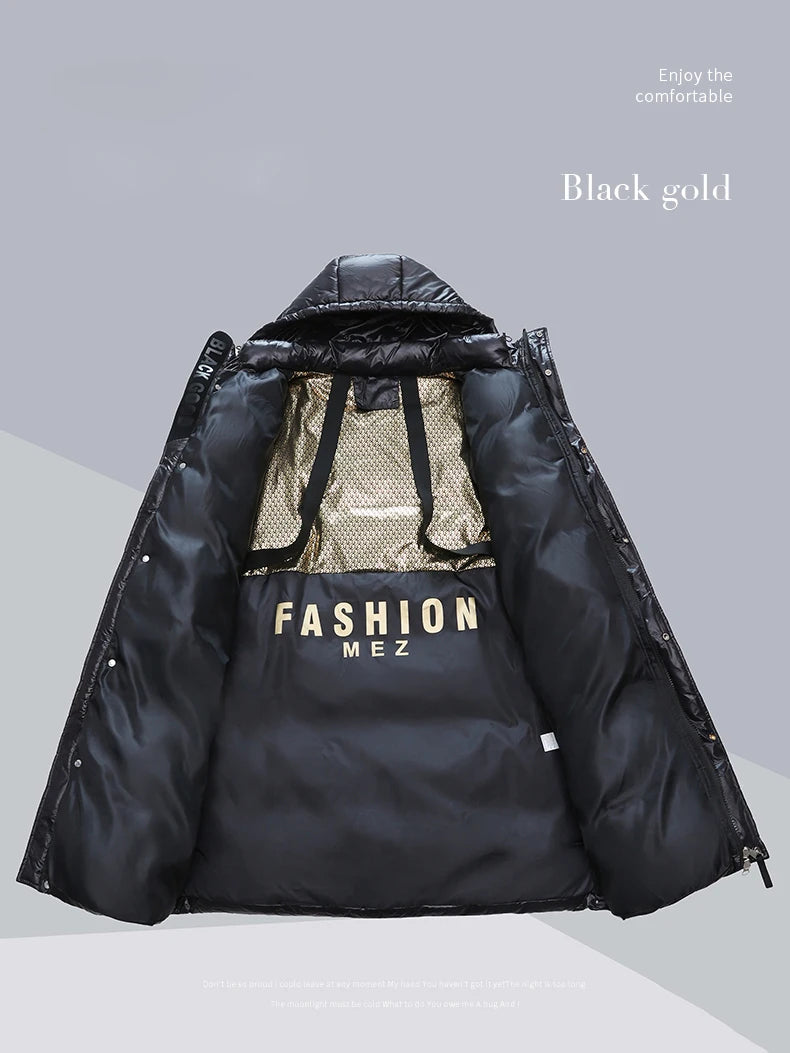 2024 New Winter Down Cotton Jackets Women's Clothing Long Parkas Hooded Warm Winter Thick Waterproof Coat Female Black Overcoats