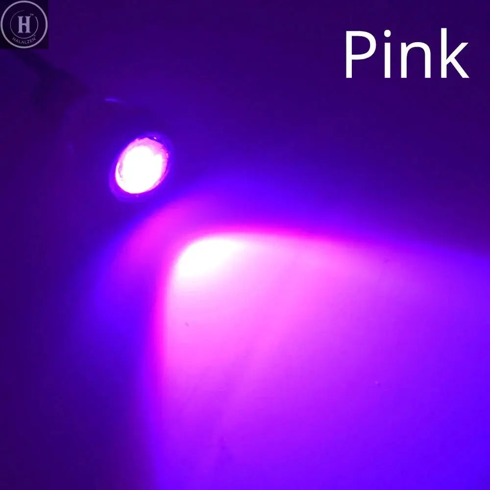 2X Auto White Red Blue 23mm Eagle Eye Daytime Running DRL Car Moto Backup Led Parking Turn Signal Brake Bulb Day Light Fog Lamp HALALZEN