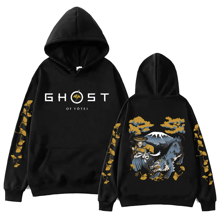 Ghost of Yotei Hoodie Men Women Harajuku Game Merch Pullover Tops Sweatshirt Gift