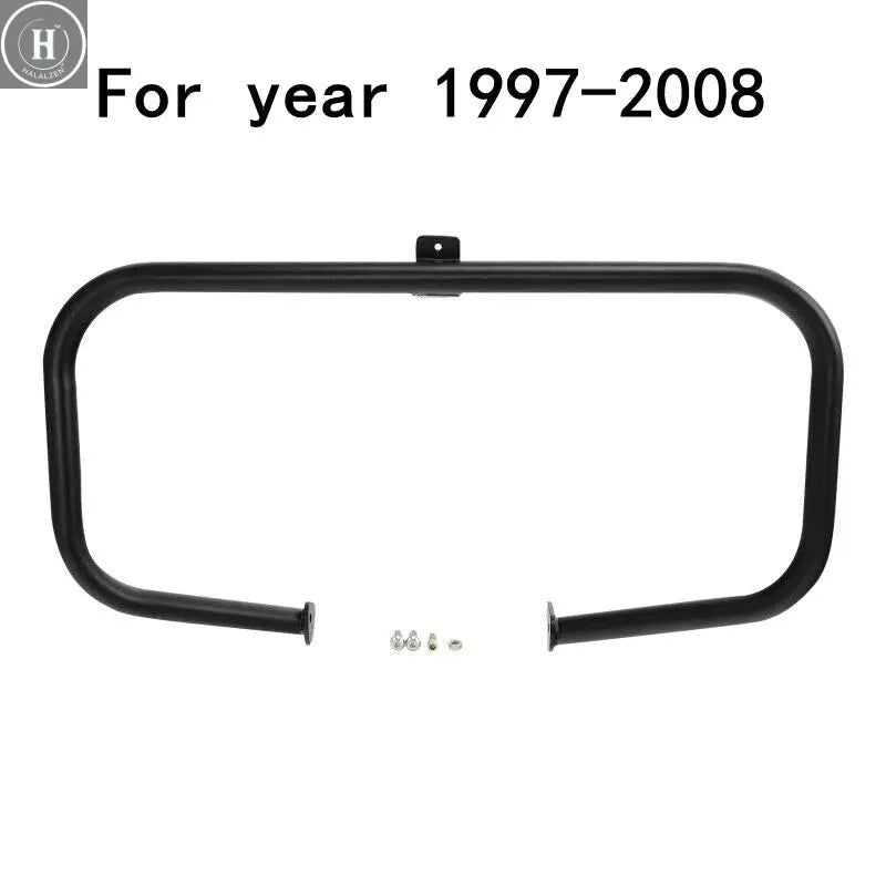 Motorcycle Bumper Engine Guard Highway Crash Bar For Harley Touring Road King Street Electra Glide FLHT FLTR 1997-2008 2009-2024 HALALZEN