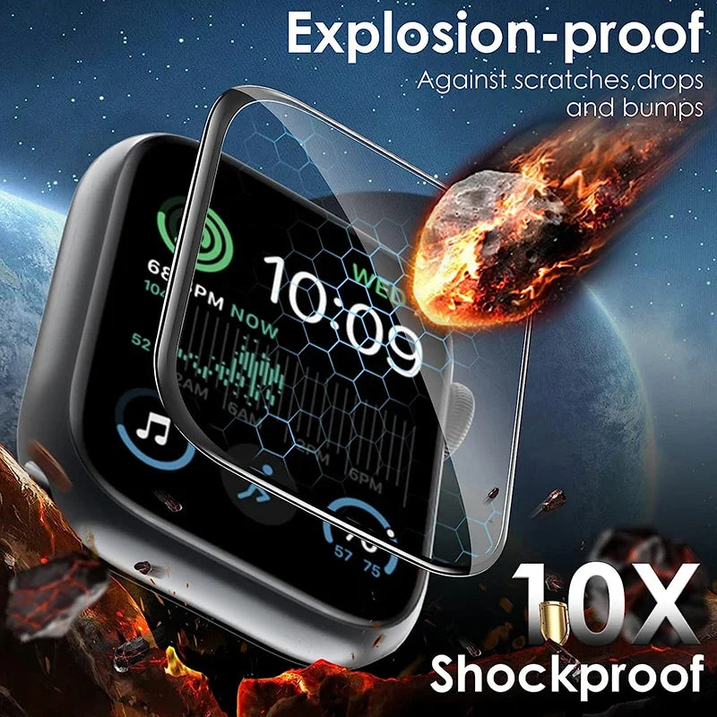 Full Curved Screen Protector For Apple Watch Ultra 3 49MM Not Glass Protective For Iwatch Series 10 11 9 8 7 6 5 SE 46MM 41 45MM