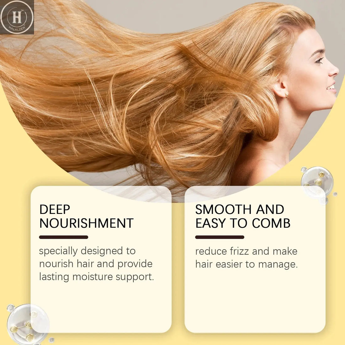 Jasmine Hair Nourishing Shampoo Repair Damaged Improve Thicken Scalp Irritating Treatment Control Dandruff Hair Growth Shampoo HALALZEN