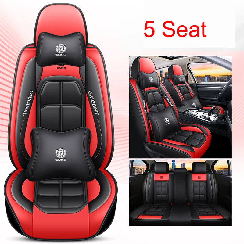 Universal Pu Leather Car Seat Cover for Most Car Models Auto Accessories Interior Details