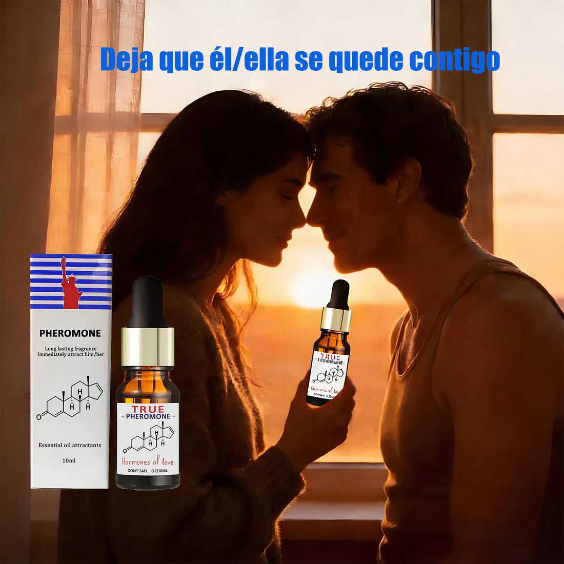 Pheromones attract the opposite sex, long-lasting essential oil suitable for business social events and date nights