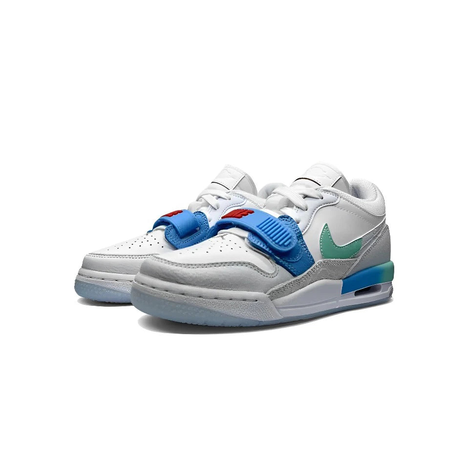 Original Air Jordan Legacy 312 Low 'White Cement' GS Size For Women Retro Classic Casual Street Basketball Shoes