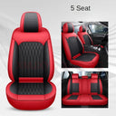  Black Red 5 Seat