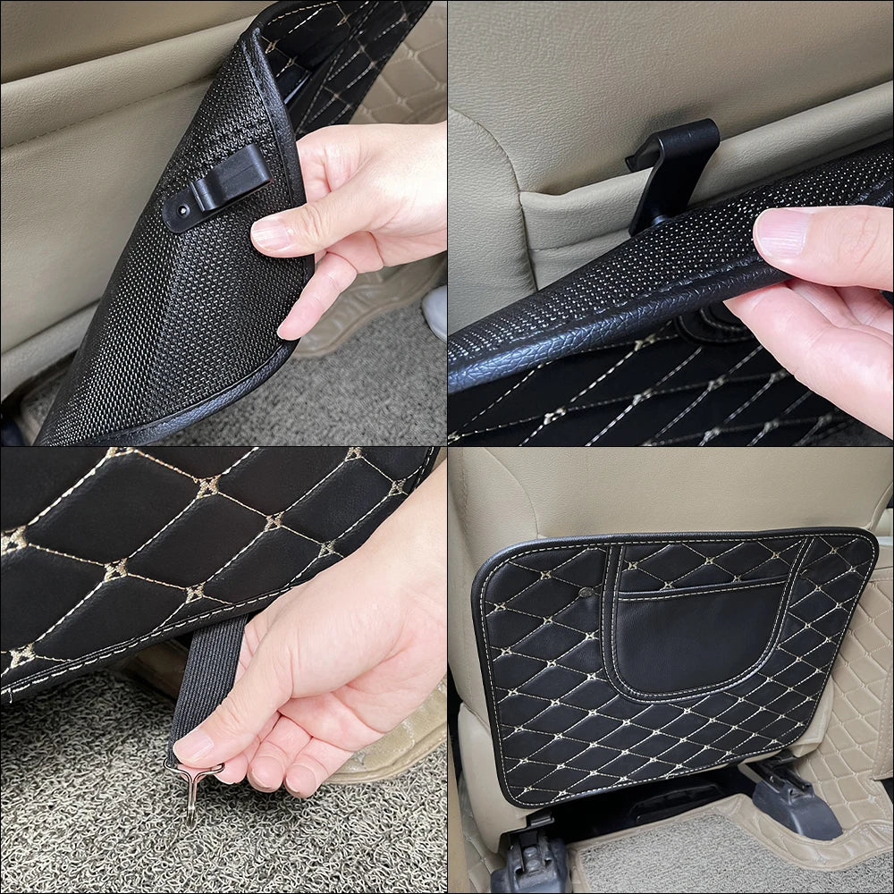 1Pc Car Seat Backrest Anti-kick Pad Auto Accessories For Opel Astra H J G K Insignia Corsa C D Vectra C B Meriva a Zafira