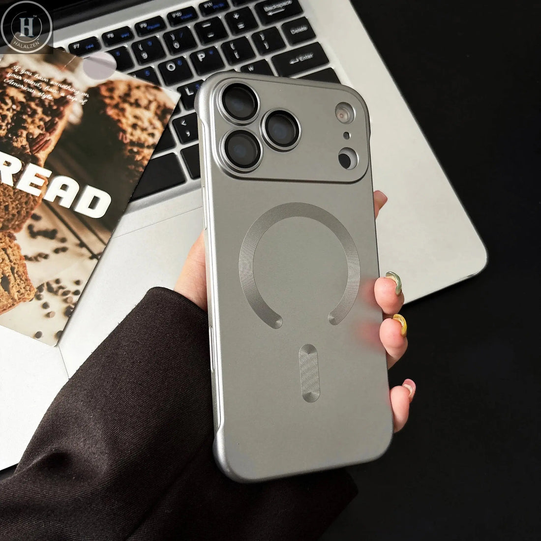 Ultra Thin Matte Magnetic Cover For iPhone 17 Air 16 15 14 Plus 13 12 11 17 Pro Max For Magsafe Charging Frameless PC Phone Case Halalzen UK