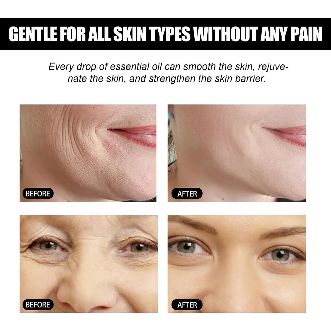 EELHOE Organic Natural Pure Essential Oil for Face Lifting Products Nourishing Skin Firming Sagging Anti Wrinkle Face Oil Serum HALALZEN