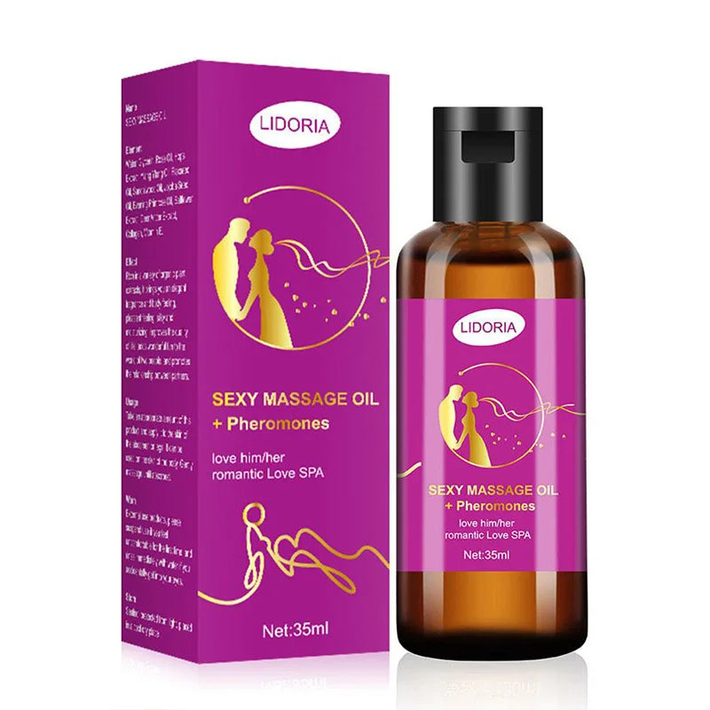 Sexy Men Women Massage Essential Oil Natural Pheromone Relax Stress SPA Romantic Enhance Skin Care Attraction