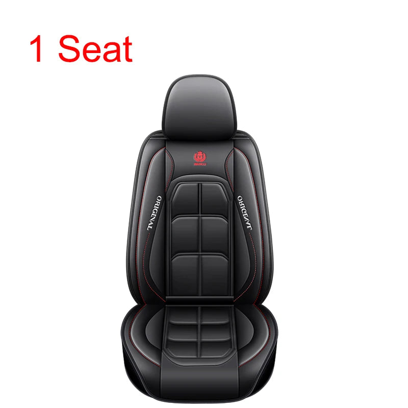 Universal Pu Leather Car Seat Cover for Most Car Models Auto Accessories Interior Details