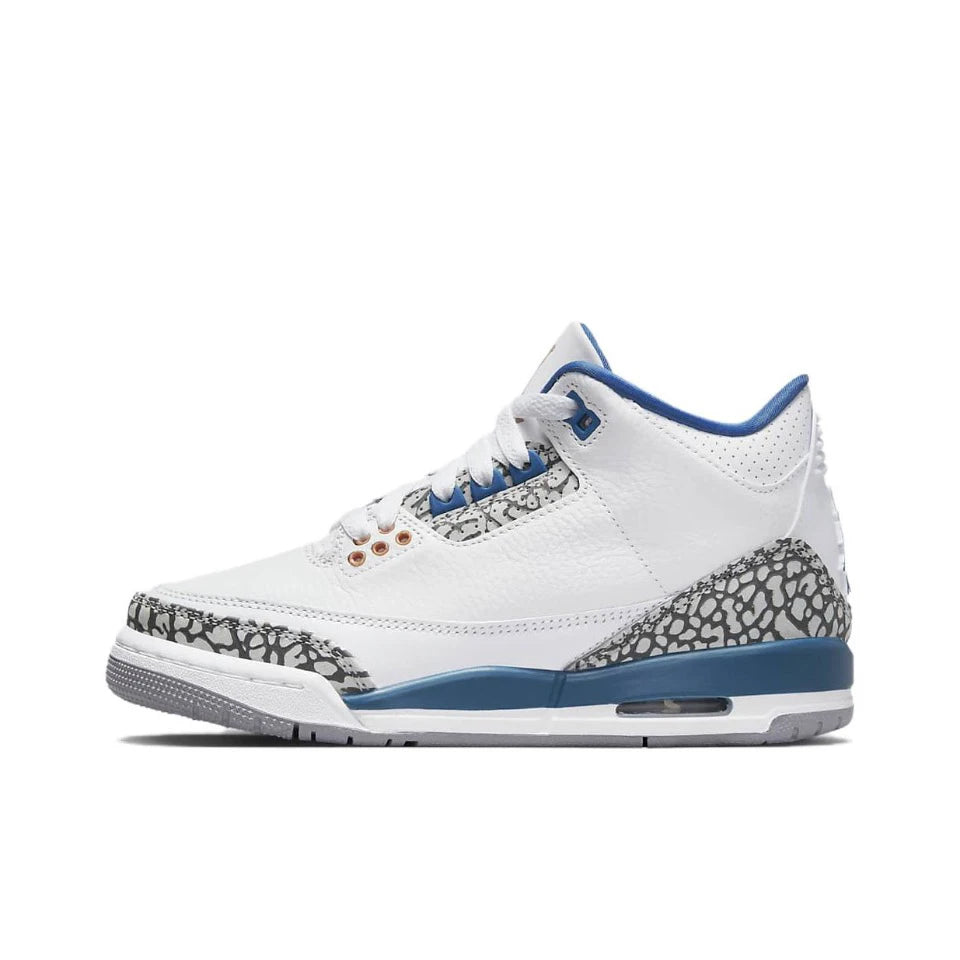 Original Air Jordan 3 “White Cement" GS Size For Women Classic Casual Retro Basketball Sneakers