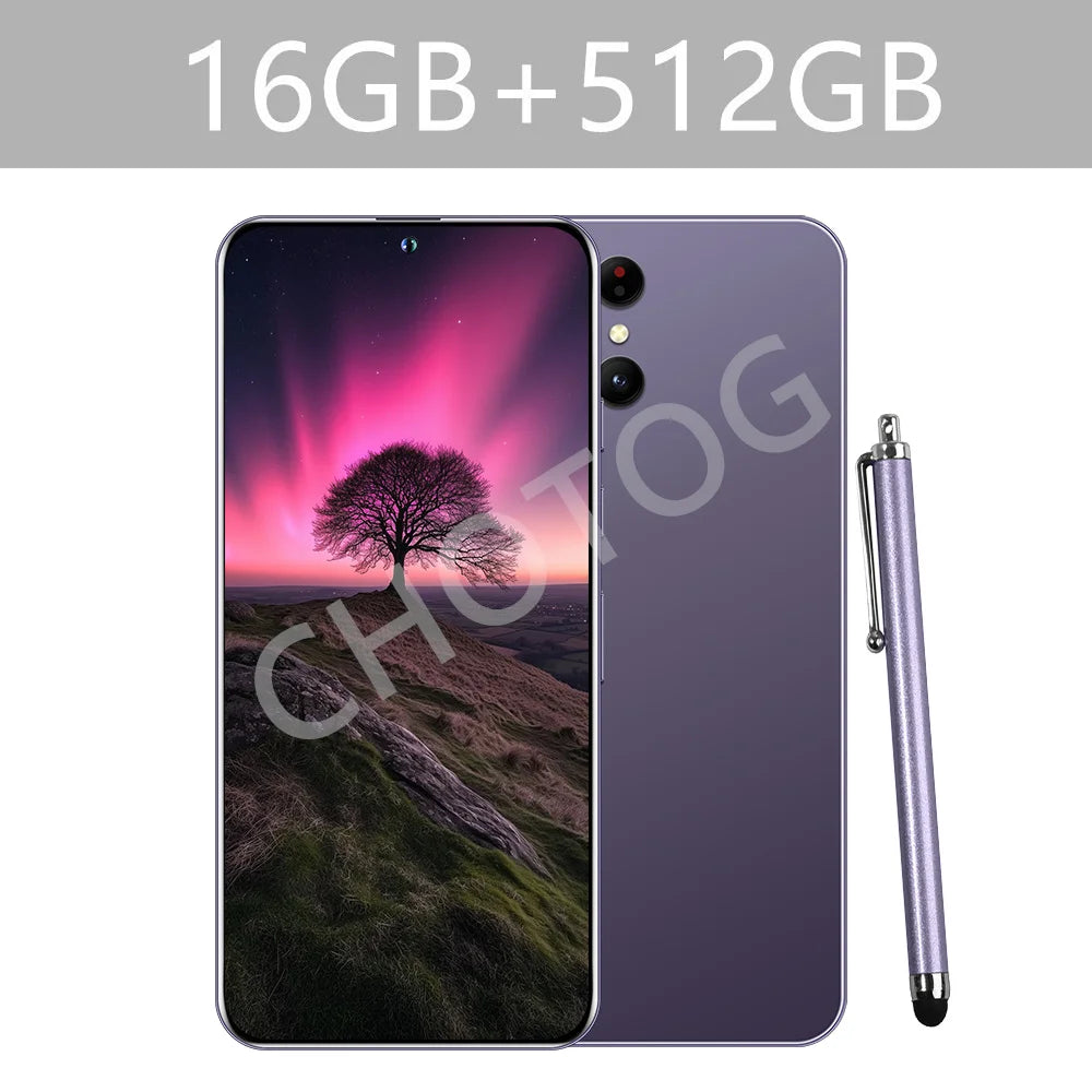 Cellphones Case For SMS 25 Ultra Mobile Phones 5G Dual Sim Android 14 Cell Phone Cases For Smartphone 22GB+2TB  7800mAh Cover