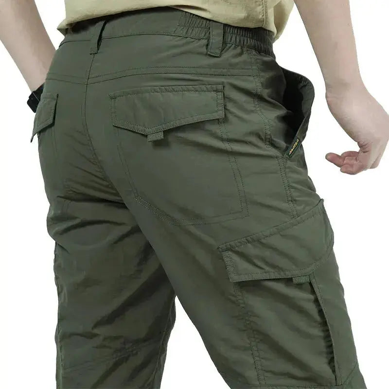 Military Tactical Pants Cargo Men Waterproof Trousers Casual Pants Wear-resistant Multi-pocket Outdoor Hiking Work Trousers Male Halalzen UK