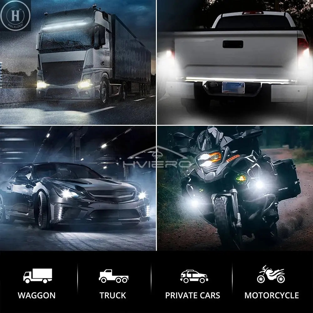 2X Auto White Red Blue 23mm Eagle Eye Daytime Running DRL Car Moto Backup Led Parking Turn Signal Brake Bulb Day Light Fog Lamp HALALZEN