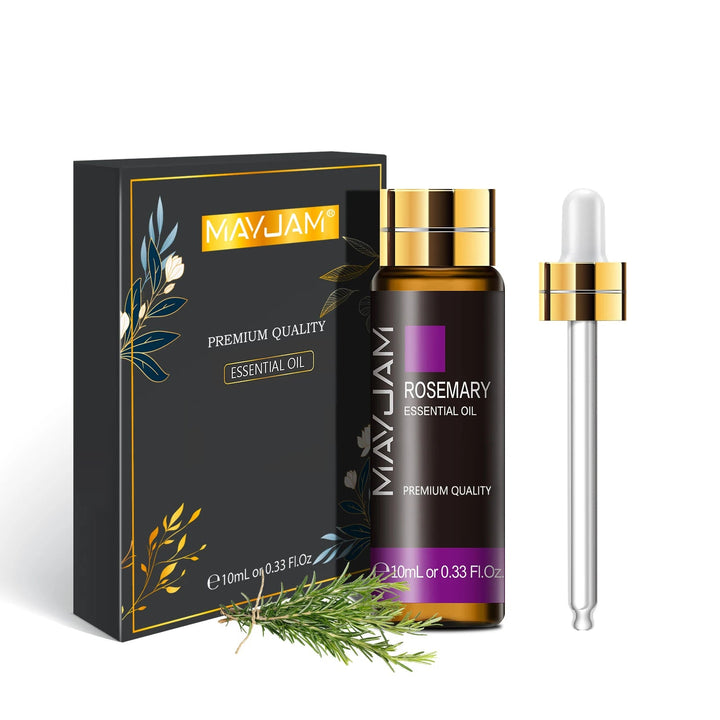 10ML Pure Rosemary Geranium Essential Oil Diffuser Tea Tree Cloves Lemongrass Citronella Chamomile Cedarwood Cinnamon Aroma Oil HALALZEN