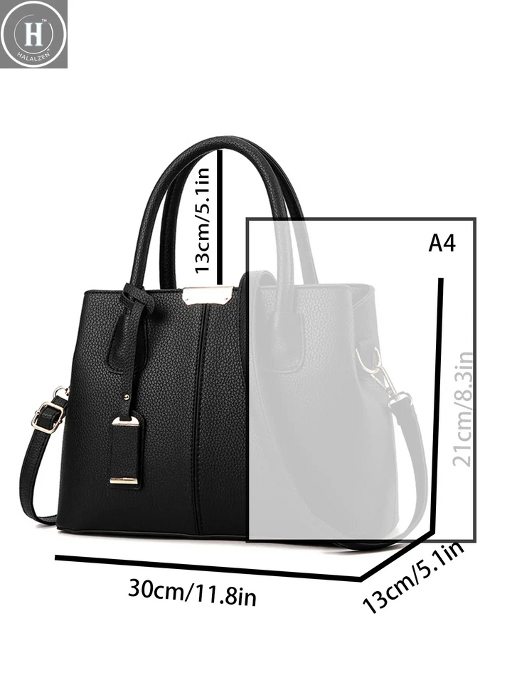 Women's Bag New Fashionable and High end Texture Single Shoulder Oblique Cross European and American Handheld Women's Bag HALALZEN