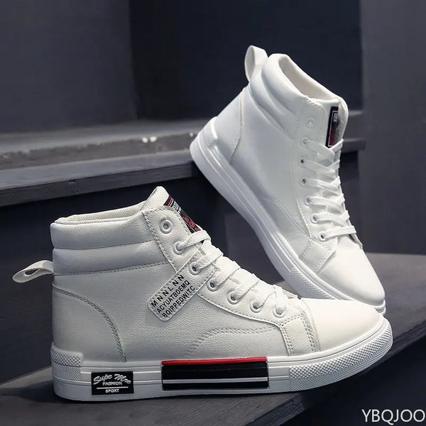 High-Top Casual Shoes for Men Non-Slip Student Male Sneakers New Winter Footwear