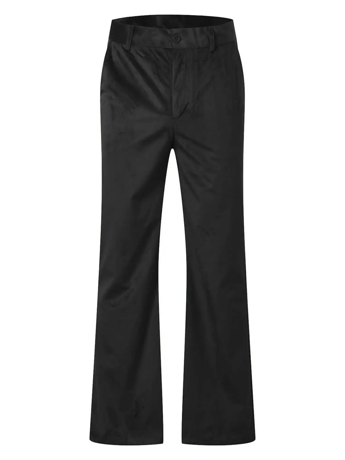 Men s Classic Fit Flared Dress Pants Elegant Solid Color Bell Bottom Trousers for Work Events Wedding Ceremony and Casual Wear Halalzen UK