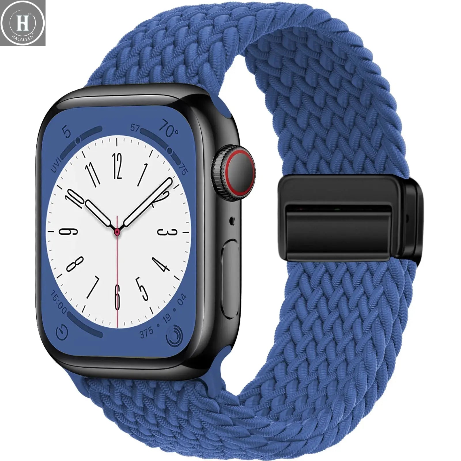 Braided Strap For Apple Watch Bands 40mm 45mm 41mm 44mm 42/46mm 49mm magnetic Bracelet iWatch series se 7 5 6 8 9 10 11 Ultra3 2 HALALZEN