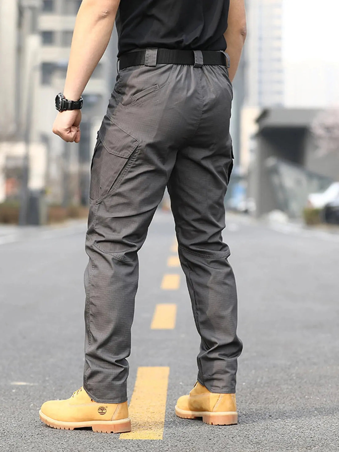 New Nen's Tactical Pants , Multi-pocket Design, Scratch-resistant, Breathable and Comfortable, Outdoor Commuting Lightweight Halalzen UK