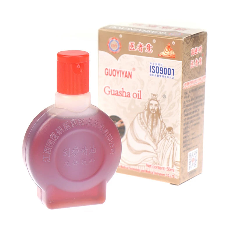 50ml Guasha Massage Oil Traditional Acupuncture Tool Health Body Skin Care Meridian Scraping And Moisturizing Massage Oil HALALZEN
