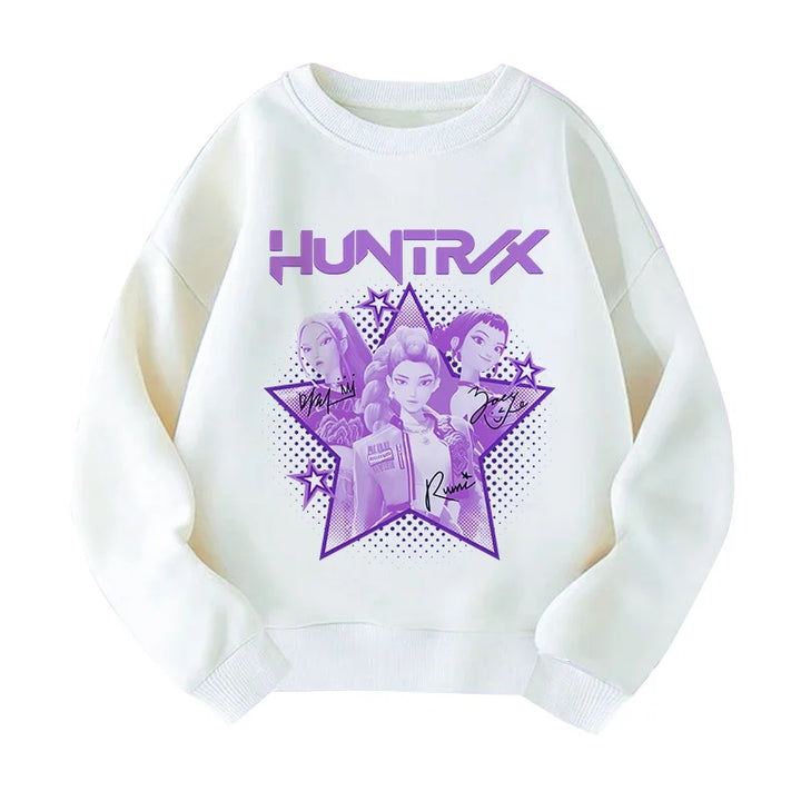 Hoodies in Movies, Kpop Devil Hunter Sweatshirts, Cute Tiger Hoodies for Boys and Girls Harajuku