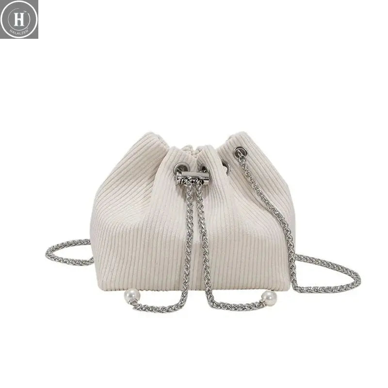 Summer women handbag new style mini bucket bag chain small shoulder bag 01-SB-mnstsr HALALZEN