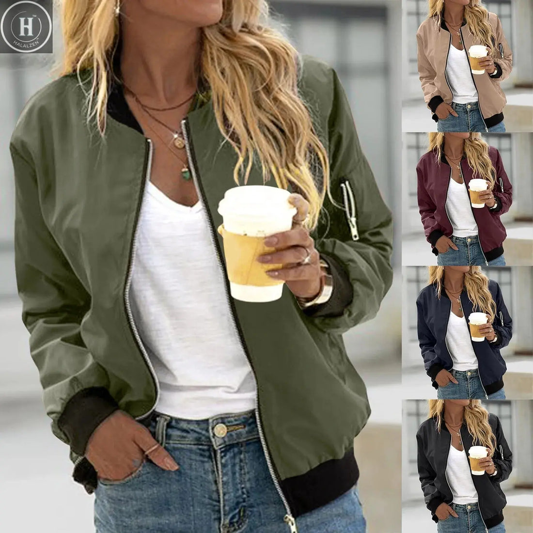 Trench Coat Women 2024 New Spring Autumn Clothes Windbreaker Jacket Baseball Uniform Casual Loose Coat Autumn Ropa De Mujer Halalzen UK