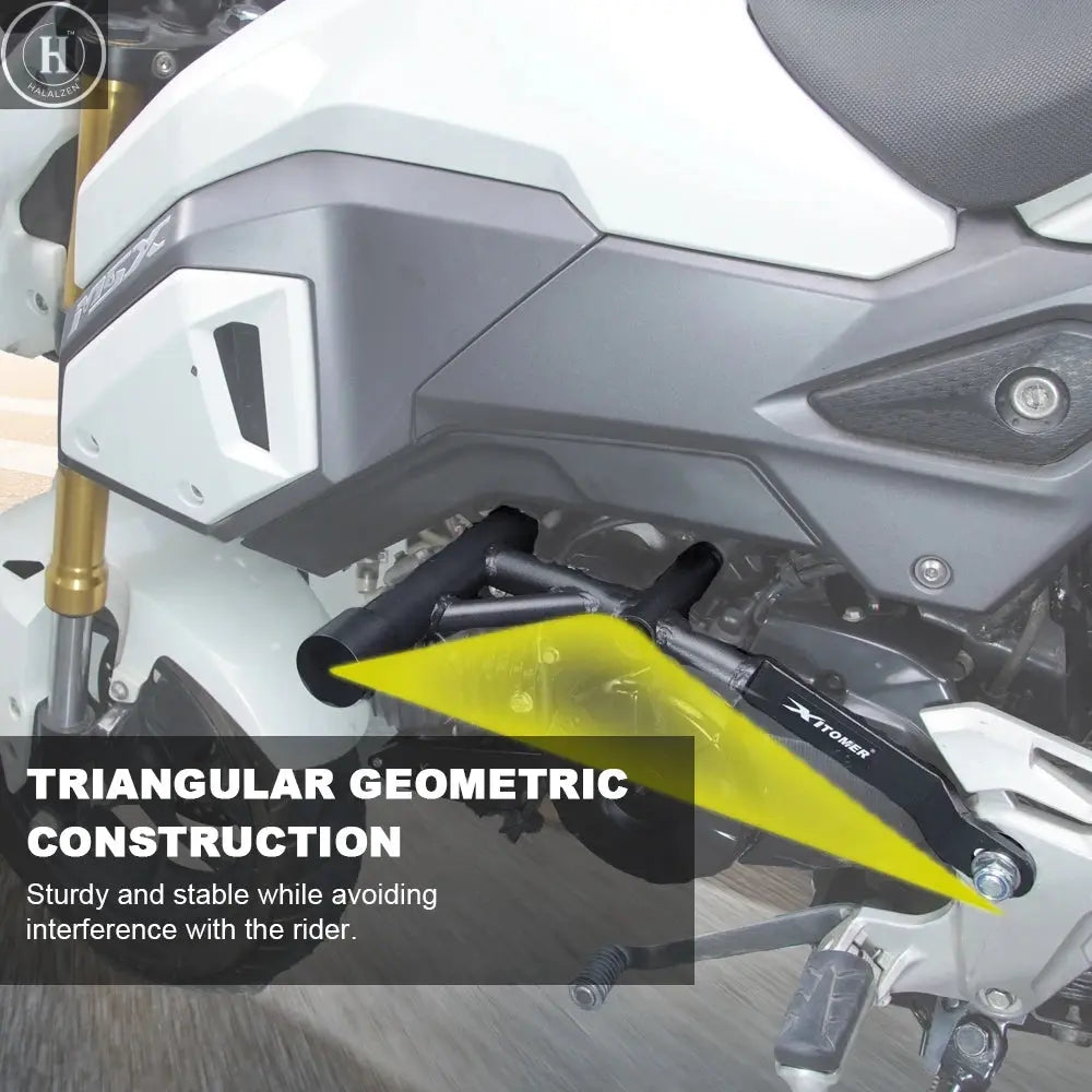 Motorcycle Crash Bars For Honda Grom 125 MSX125 2014 2015 2016 2017 2018 2019 2020 Stunt Cage Engine Guard Bumpers Protectors HALALZEN