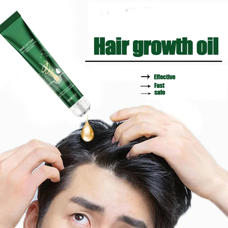 Hair Growth Oil Rapid Growth, Hereditary & Postpartum Loss Solution, Seborrheic Relief, Hair Repair Products with Ball Bearings