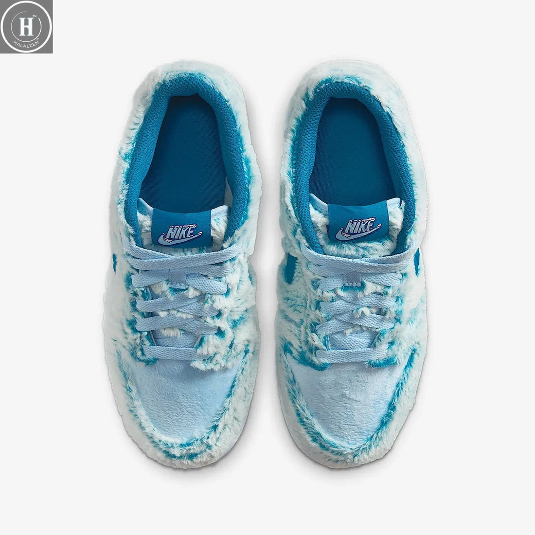 Nike genuine Dunk Low GS women's plush fashion sports shoes IM7171-301 HALALZEN