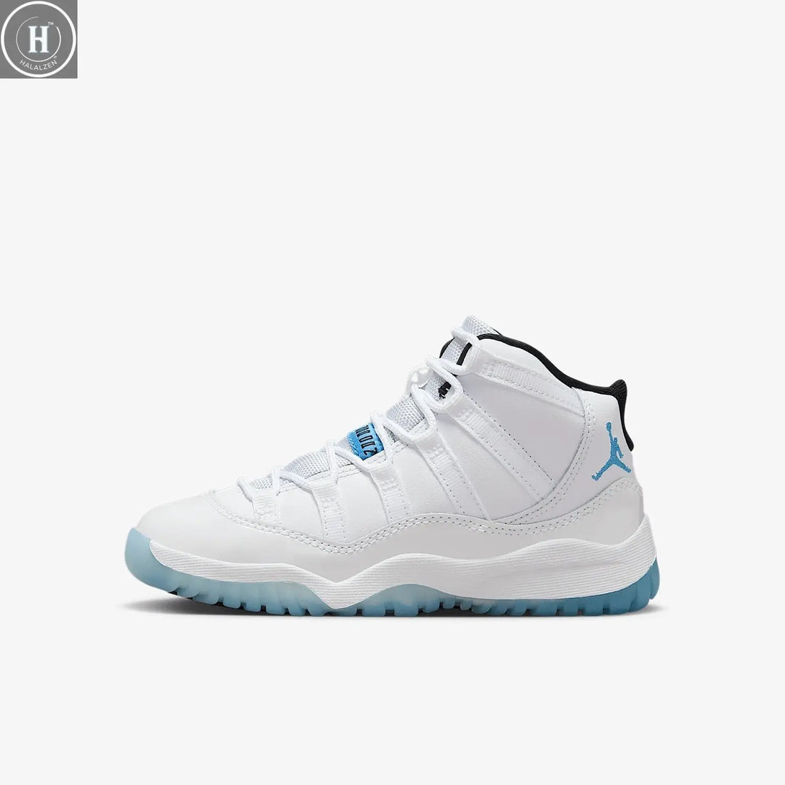 Nike genuine JORDAN children's mid top sports cushioning and wear-resistant basketball shoes 378039-104 HALALZEN