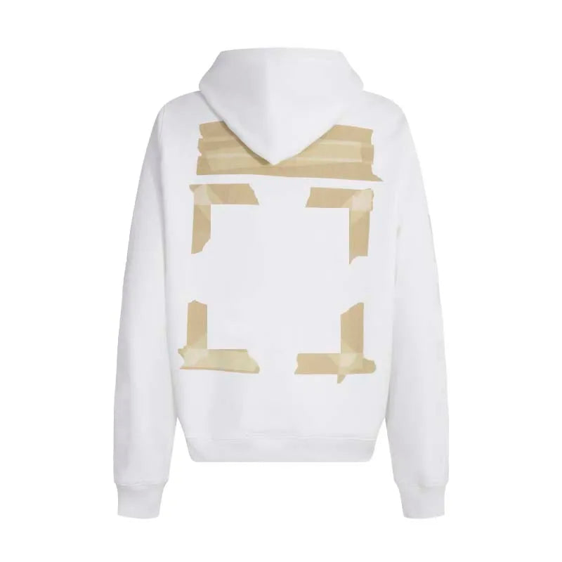 "Arrow" C/O Gold-embossed Tape Arrow-shaped Women Men Pullover Hoodie Hiphop Oversized Men Casual Hooded Hoodies Hoody