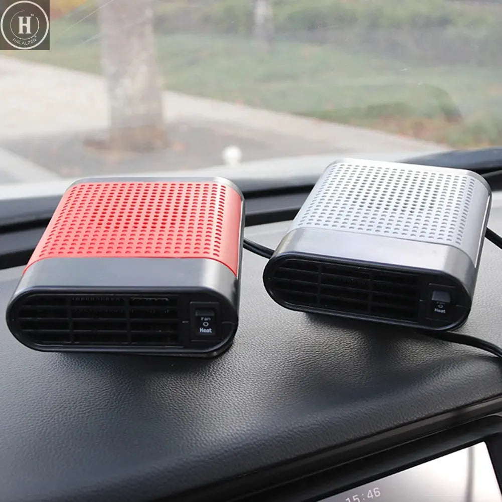 12/24V Portable Car Heater 360 Rotating Car Electric Heater Fan 1200W Windscreen Defroster Demister Auto Windshield Defroster HALALZEN