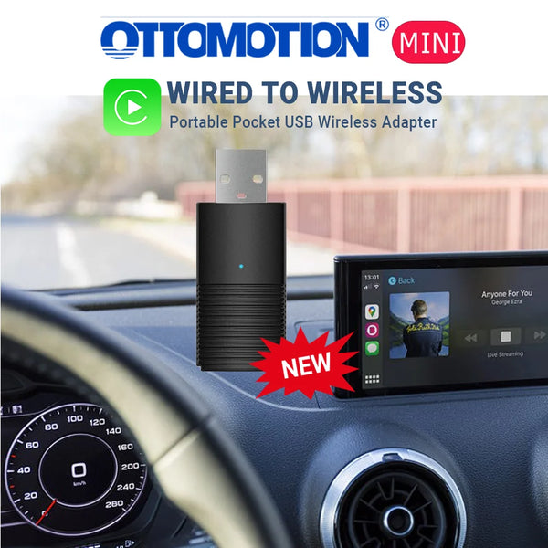 Ottomotion MINI Wireless CarPlay Adapter USB Stick Car Accessories for Hyundai VW Mazda Toyota Kia Ford Chery for iPhone