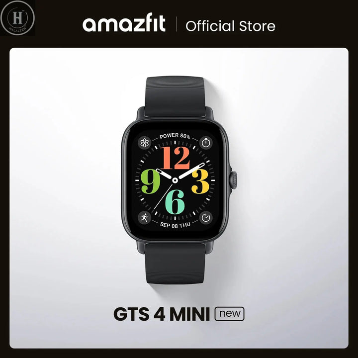 New Amazfit GTS 4 mini new Smartwatch With Alexa Built-in 24H Heart Rate 150 Sports Modes Smart Watch HALALZEN
