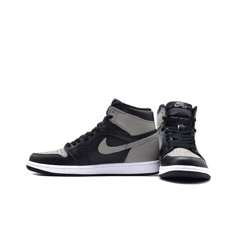 Original Jordan Air Jordan 1 High OG Retro "Silver Toe" Anti-Slip High Top Basketball Shoes Men's and Women's Sneakers