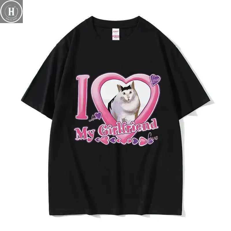 Professional Pussy Eater Funny Cat Lover Tee Shirt Men's Casual Fashion Clothing T-shirt Unisex 100% Cotton Oversized T Shirts HALALZEN