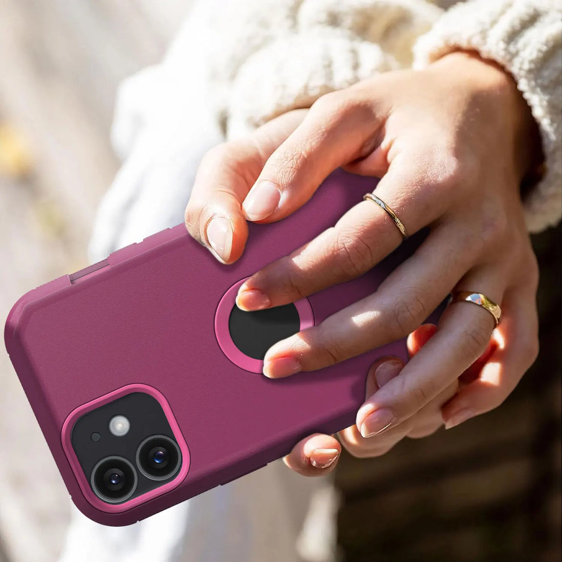 For iPhone 11/11 Pro/11 Pro Max Shockproof Phone Case Rugged Hybrid Heavy Duty Soft Protective Cover With Belt Clip